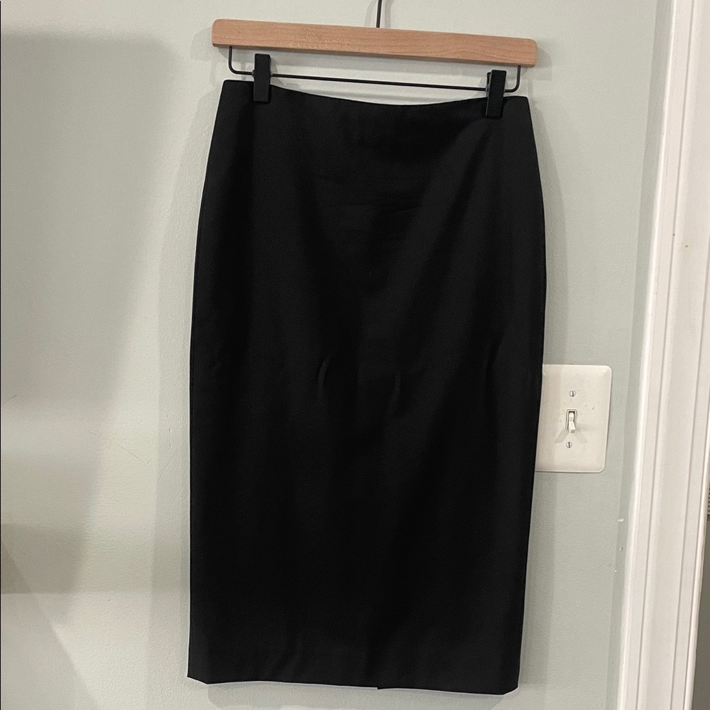 Emporio Armani Elegant Black Pencil Skirt